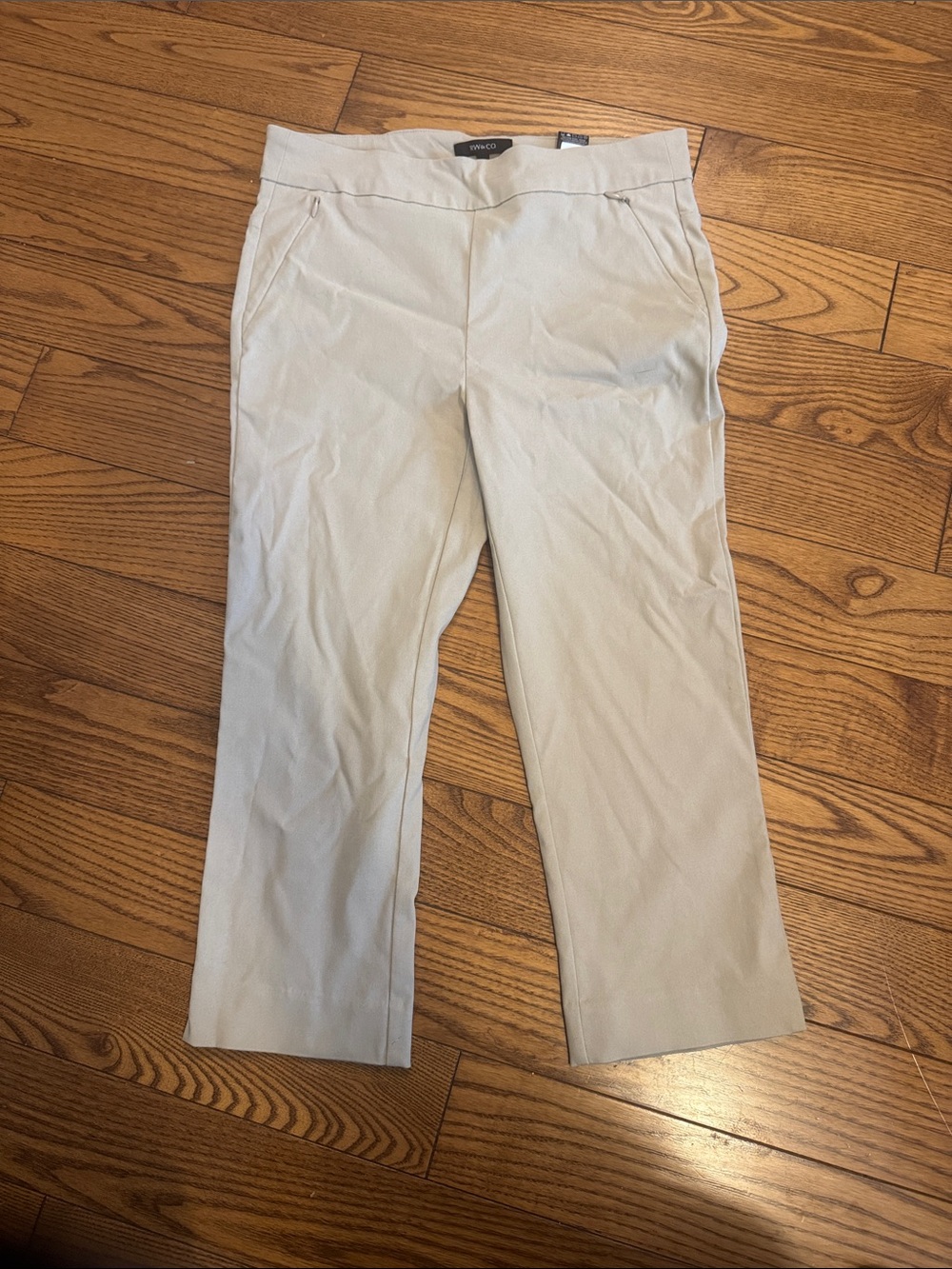 RW&CO. Light beige Women's Cropped Dress Pants